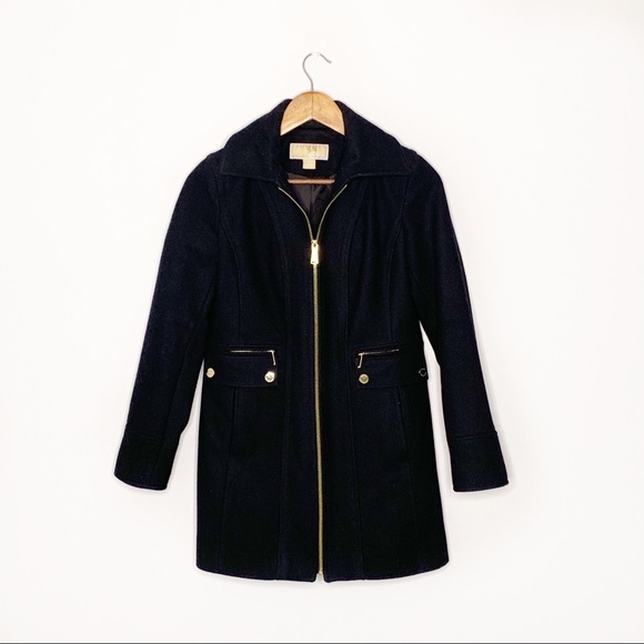 MICHAEL Michael Kors Jackets & Blazers - Michael Kors Black Zip Up Jacket Size 2P